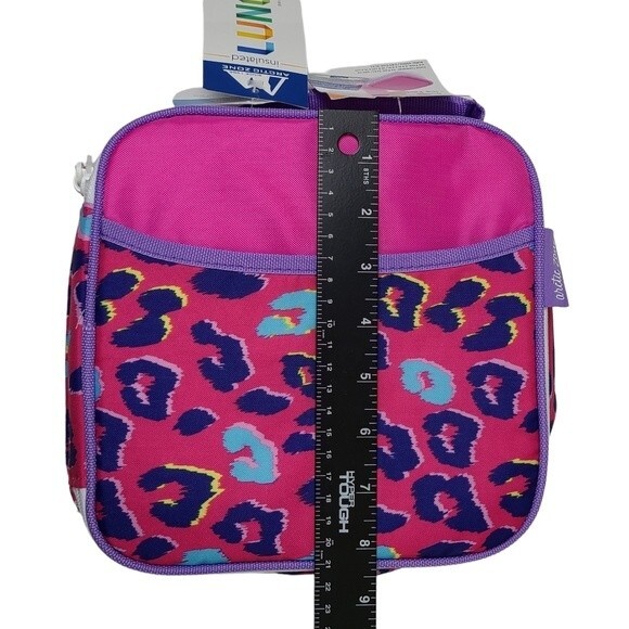 Arctic Zone New Lunch Bag Box Insulated Lining Combo Pink Purple Blue Print - Picture 5 of 8